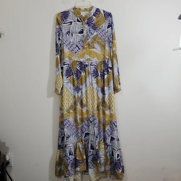 NWT Anthropologie x Mare Mare Lynda Maxi Dress XS Boho Cottagecore Floral - Picture 3 of 14